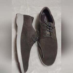 Rockport Men's Gray Suede Shoes